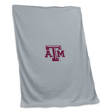 Texas A&M Gray Screened Sweatshirt Blanket - Logo Brands - Flyclothing LLC
