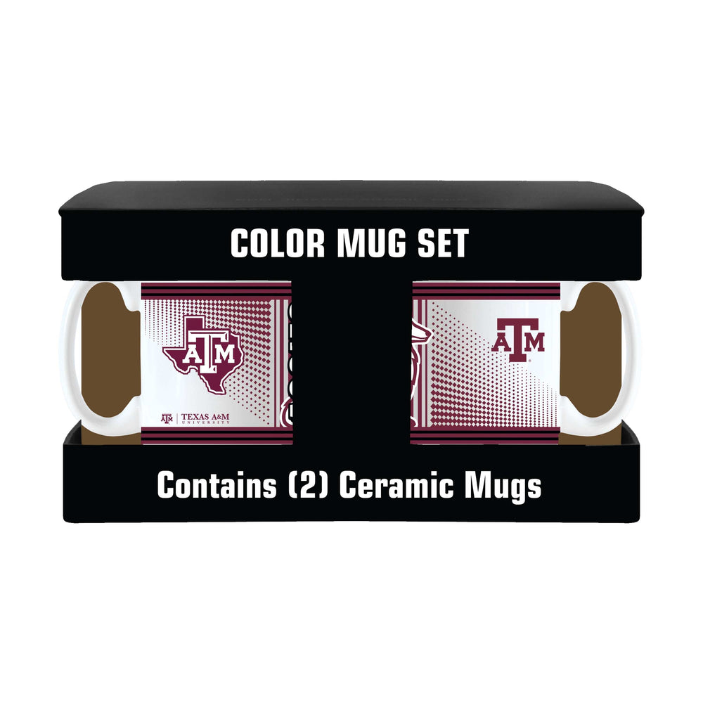 Texas A&M 11oz Hero Sublimated Mug 2 Pack - Logo Brands - Flyclothing LLC