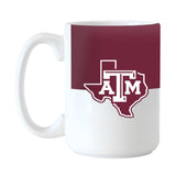 TX A&M 15oz Colorblock Sublimated Mug - Logo Brands - Flyclothing LLC
