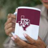 TX A&M 15oz Colorblock Sublimated Mug - Logo Brands - Flyclothing LLC