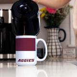 TX A&M 15oz Colorblock Sublimated Mug - Logo Brands - Flyclothing LLC
