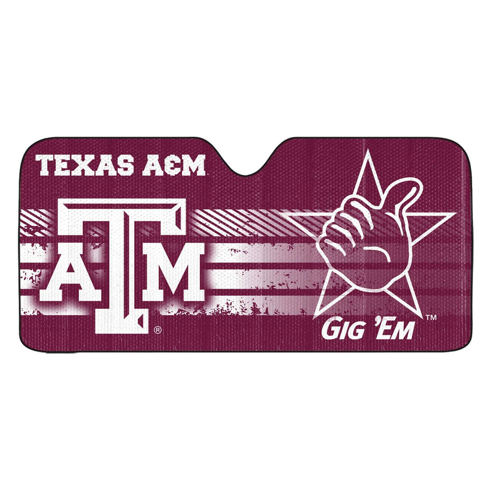Texas A&M University Auto Shade - Logo Brands - Flyclothing LLC