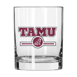 Texas A&M 14oz Letterman Rocks Glass - Logo Brands - Flyclothing LLC