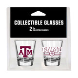 Texas A&M Campus Colors 2oz Letterman Shot Glass 2 Pack - Logo Brands - Flyclothing LLC