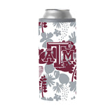Texas A&M 12oz Floral Slim Can Coolie - Logo Brands - Flyclothing LLC