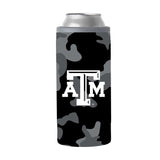 Texas A&M Black Camo 12oz Slim Can Coolie - Logo Brands - Flyclothing LLC