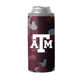 TX A&M Camo Swagger 12oz Slim Can Coolie - Logo Brands - Flyclothing LLC