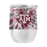 Texas A&M 16oz Tie Dye Stainless Curved Beverage - Logo Brands - Flyclothing LLC