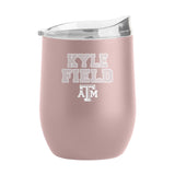Texas A&M 16oz Stencil Powder Coat Curved Beverage - Logo Brands - Flyclothing LLC