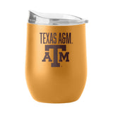 Texas A&M 16oz Huddle Powder Coat Curved Beverage - Logo Brands - Flyclothing LLC