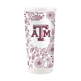 Texas A&M 20oz Botanical Stainless Steel Tumbler - Logo Brands - Flyclothing LLC