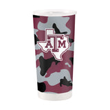 Texas A&M 20oz Camo Stainless Steel Tumbler - Logo Brands - Flyclothing LLC