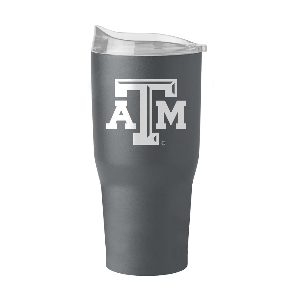 Texas A&M Charcoal 30oz Gameday Powder Coat Tumbler - Logo Brands - Flyclothing LLC