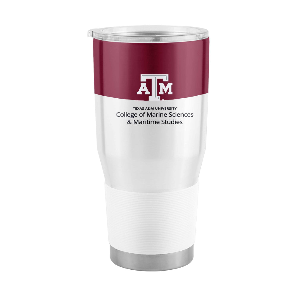 Texas A&M College of Marine Sciences 30oz Colorblock Stainless Steel Tumbler - Logo Brands - Flyclothing LLC