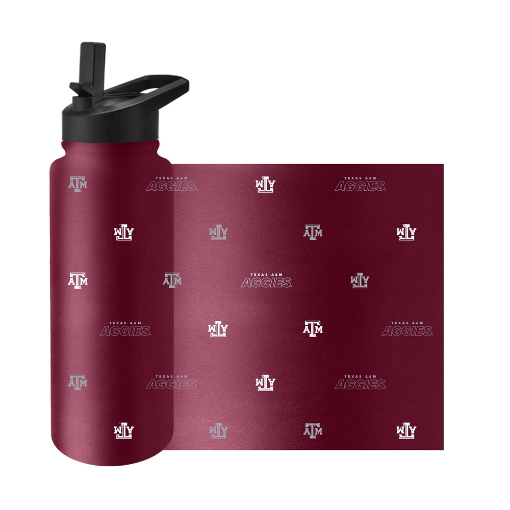 Texas A&M 34oz Step And Repeat Quencher Bottle - Logo Brands - Flyclothing LLC