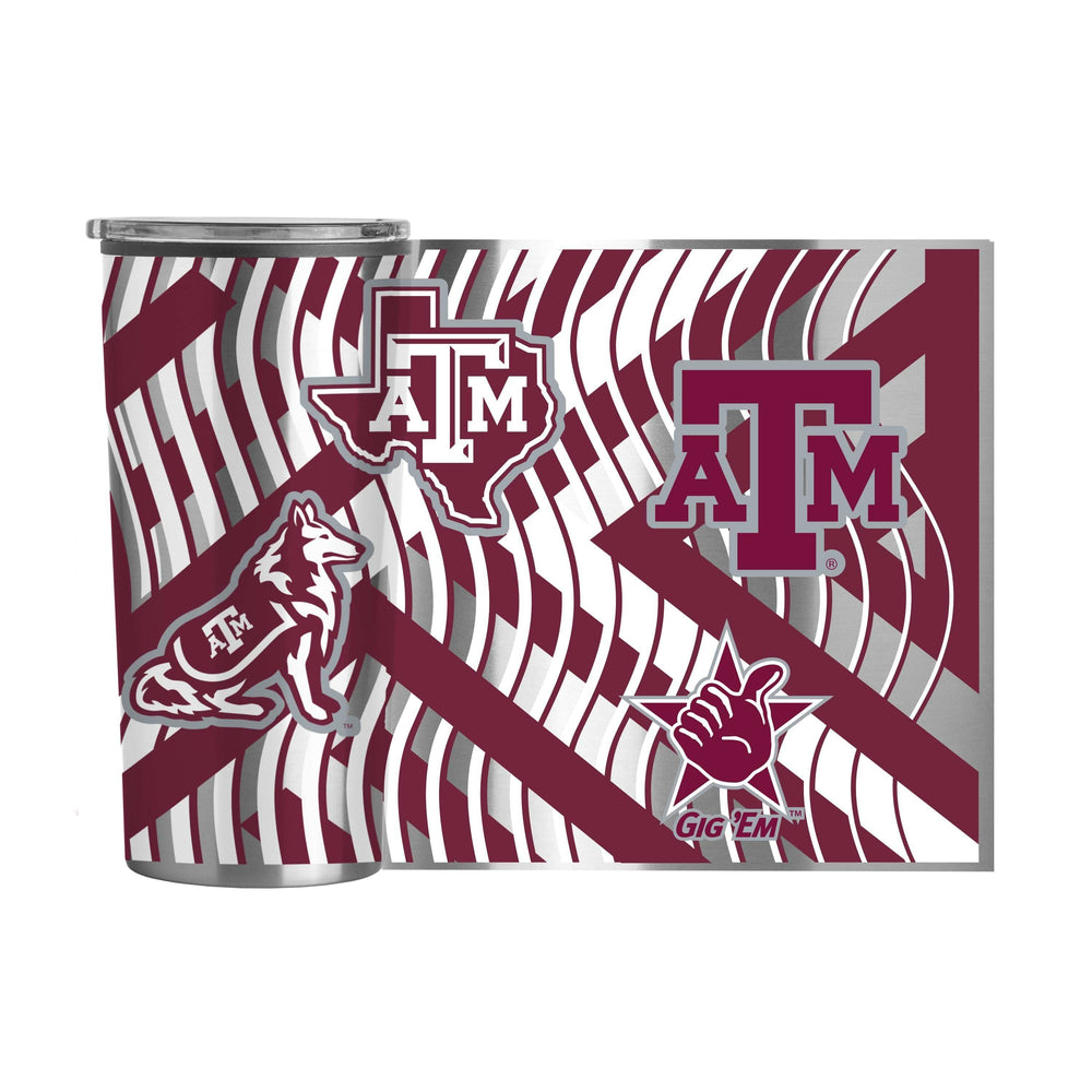 Texas A&M 20oz Flex Plastic Wall Stainless - Logo Brands - Flyclothing LLC