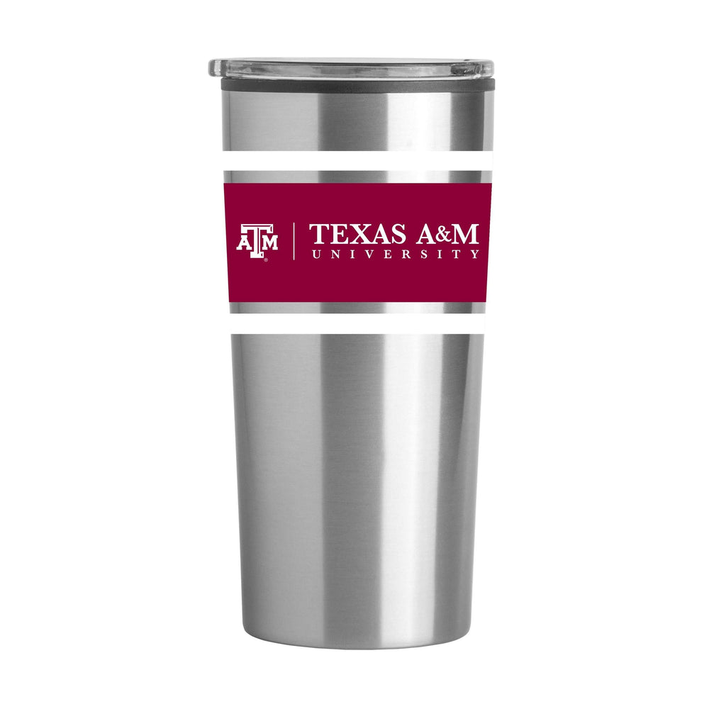 TX A&M Stripe 20 oz Fusion Tumbler - Logo Brands - Flyclothing LLC