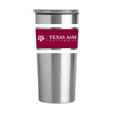 TX A&M Stripe 20 oz Fusion Tumbler - Logo Brands - Flyclothing LLC