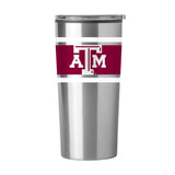TX A&M Stripe 20 oz Fusion Tumbler - Logo Brands - Flyclothing LLC