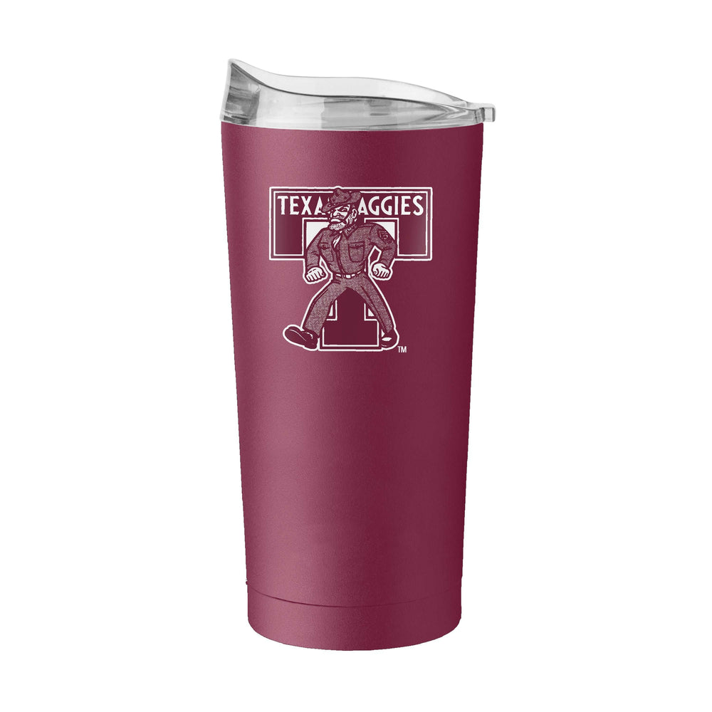 Texas A&M Vault 20oz Logo Powder Coat Tumbler - Logo Brands - Flyclothing LLC