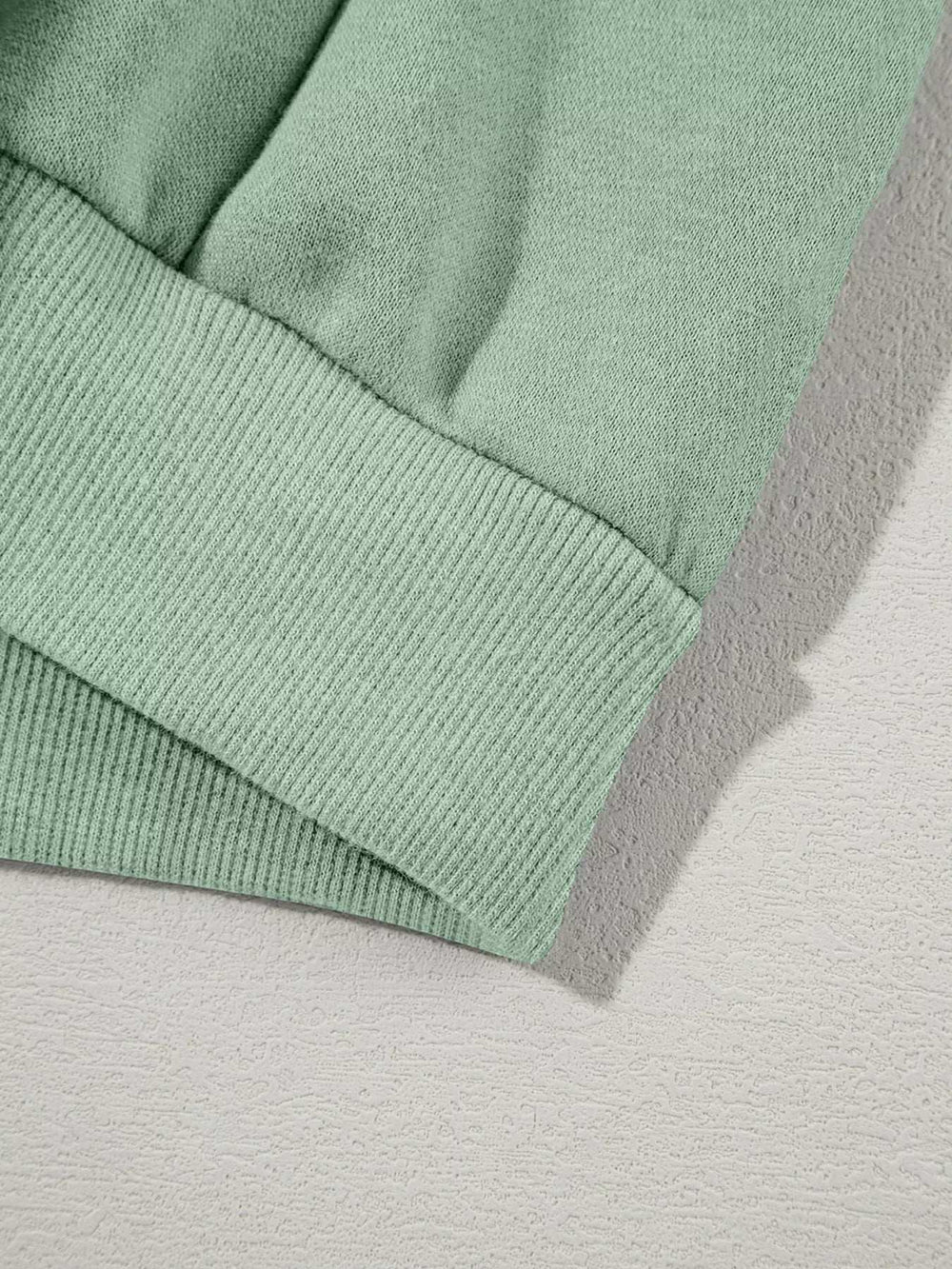 Drop Shoulder Zip Up Jacket and Drawstring Pants Active 2pcs Set - Trendsi - Flyclothing LLC