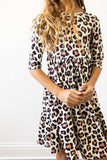 Wild One 3/4 Sleeve Pocket Twirl Dress - Mila & Rose ® - Flyclothing LLC