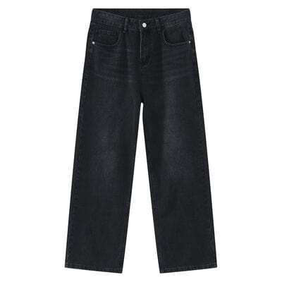 Baggy Jeans with Pockets - Trendsi - Flyclothing LLC