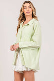 SAGE + FIG Striped Button Up Long Sleeve Shirt - Trendsi - Flyclothing LLC