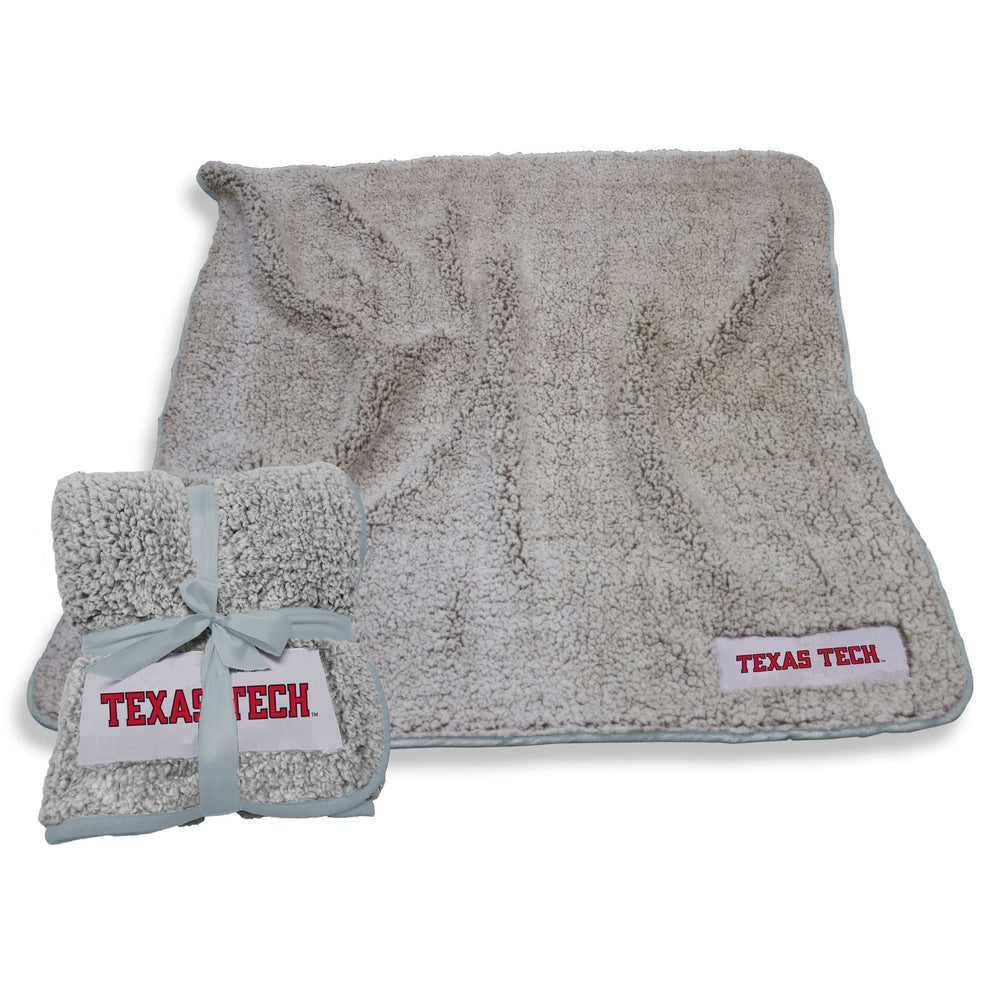 Texas Tech University Gray Frosty Fleece Domestic f/ Primary Wdmk - Logo Brands - Flyclothing LLC