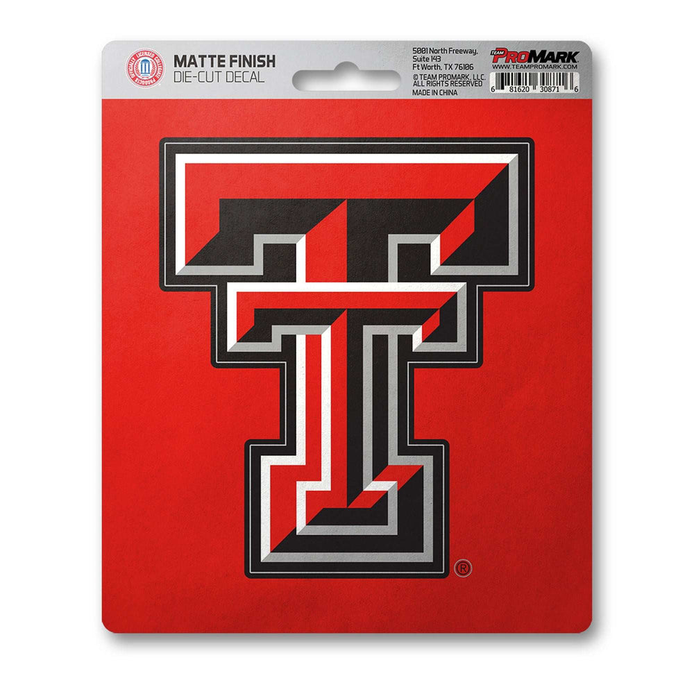 Texas Tech University Matte Decal - Logo Brands - Flyclothing LLC