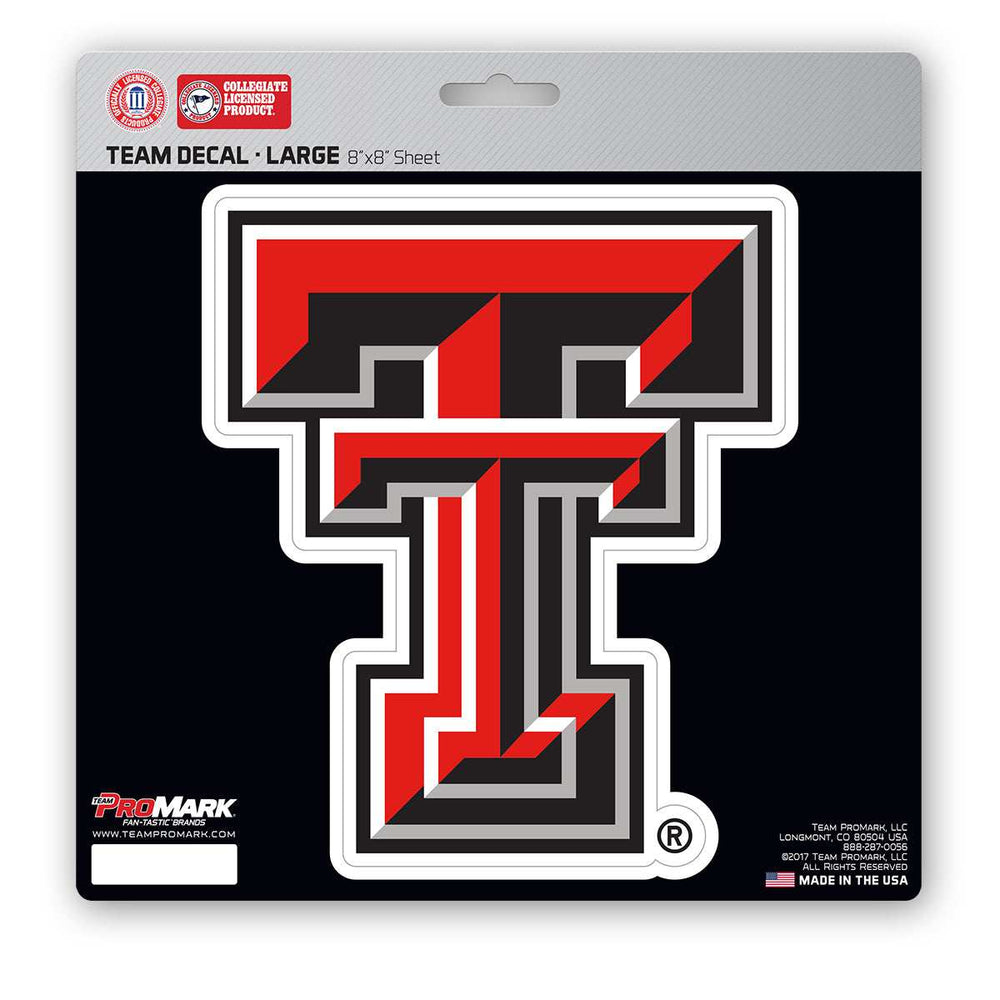 Texas Tech University Large Decal - Logo Brands - Flyclothing LLC
