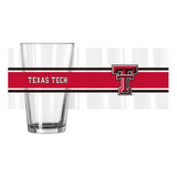 Texas Tech 16oz Stripe Pint Glass - Logo Brands - Flyclothing LLC