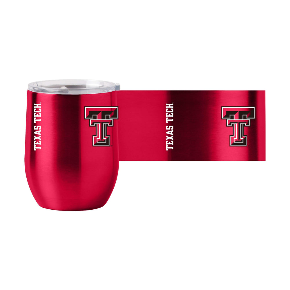 Texas Tech 16oz Gameday Stainless Curved Beverage - Logo Brands - Flyclothing LLC