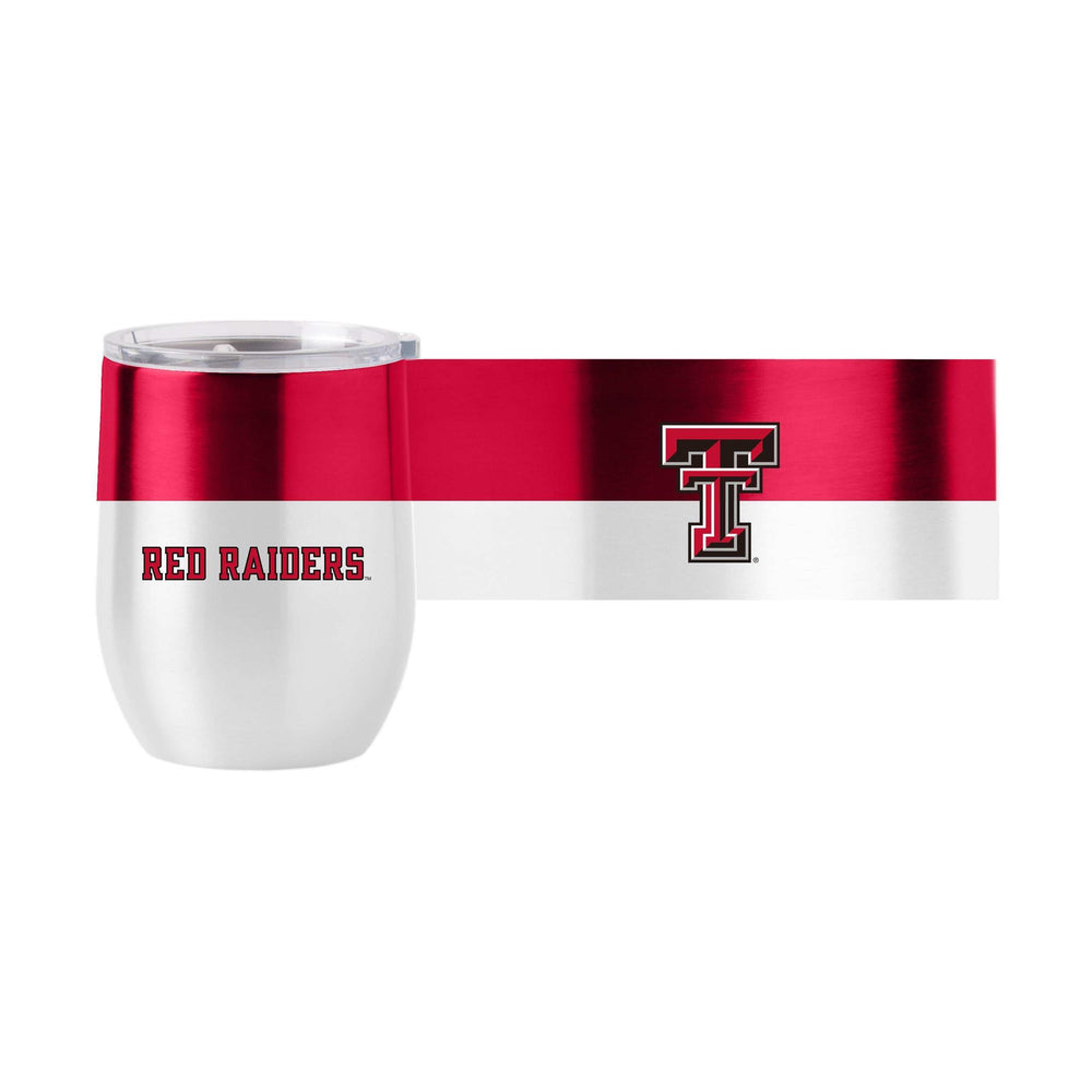 TX Tech Colorblock 16oz Stainless Curved Beverage - Logo Brands - Flyclothing LLC