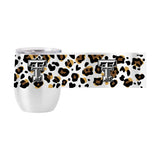 Texas Tech 16oz Neutral Leopard Stainless Curved Beverage - Logo Brands - Flyclothing LLC