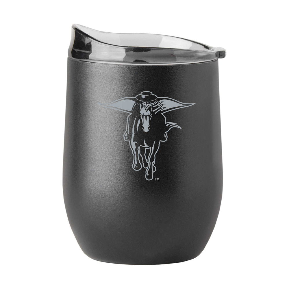TX Tech GunMetal 16oz Black Powder Curved Beverage - Logo Brands - Flyclothing LLC