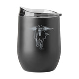 TX Tech GunMetal 16oz Black Powder Curved Beverage - Logo Brands - Flyclothing LLC