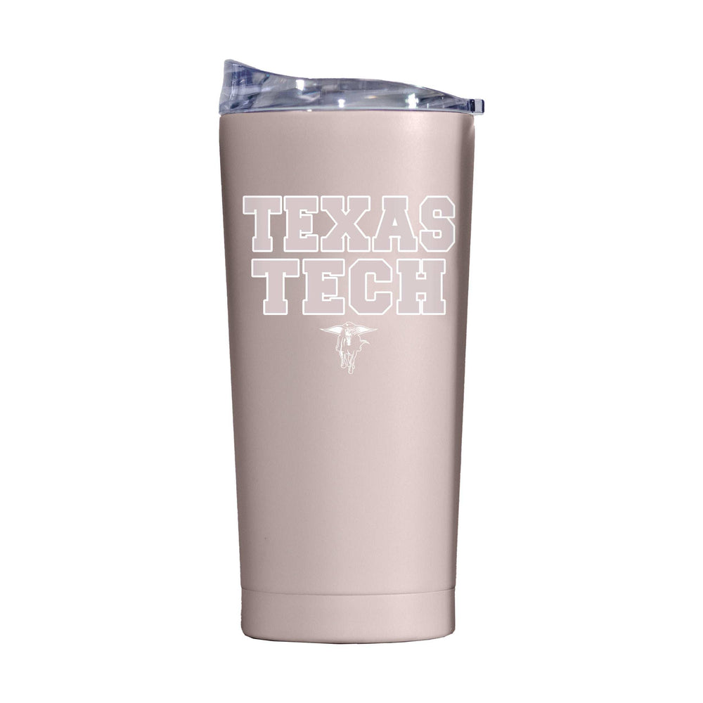 Texas Tech 20oz Stencil Powder Coat Tumbler - Logo Brands - Flyclothing LLC