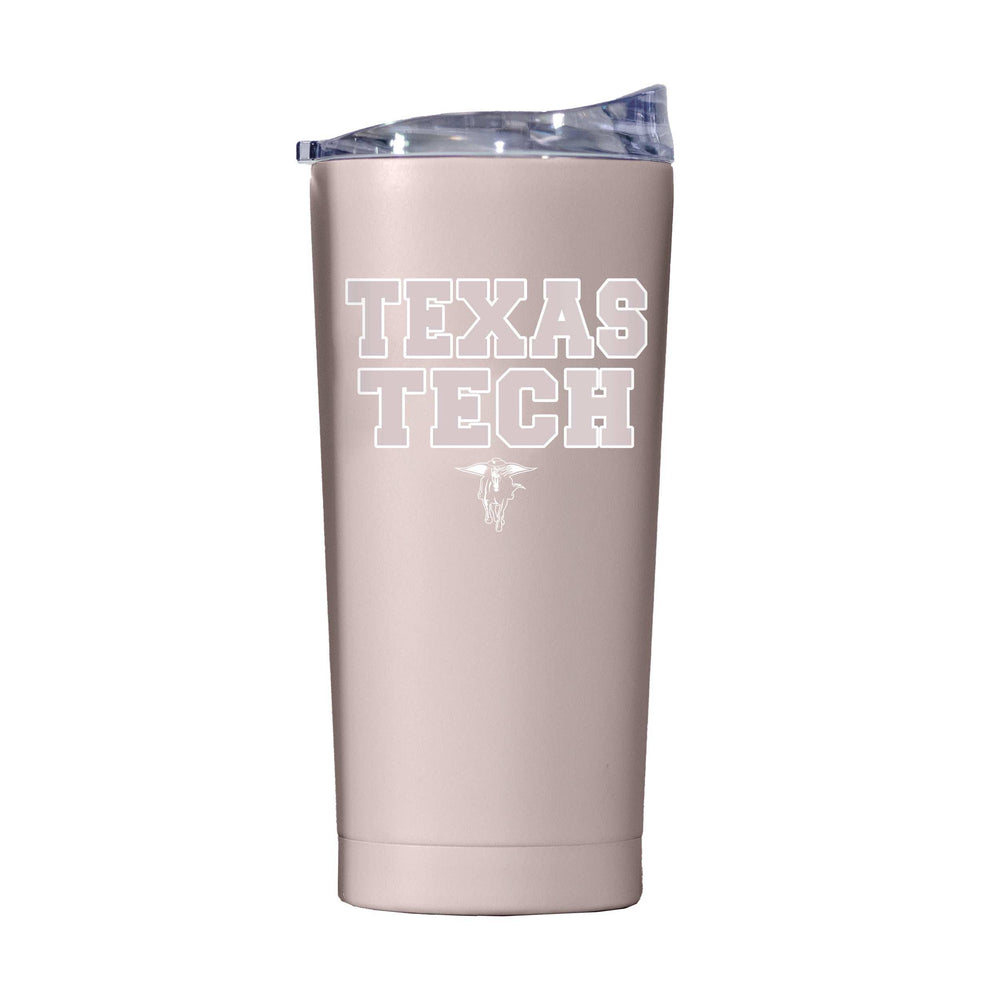 Texas Tech 20oz Stencil Powder Coat Tumbler - Logo Brands - Flyclothing LLC