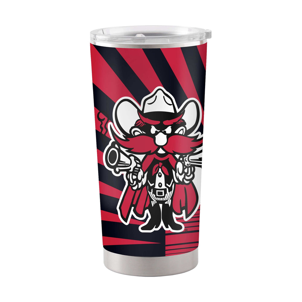 Texas Tech 20oz Mascot Stainless Tumbler - Logo Brands - Flyclothing LLC