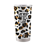 Texas Tech 20oz Neutral Leopard Stainless Steel Tumbler - Logo Brands - Flyclothing LLC