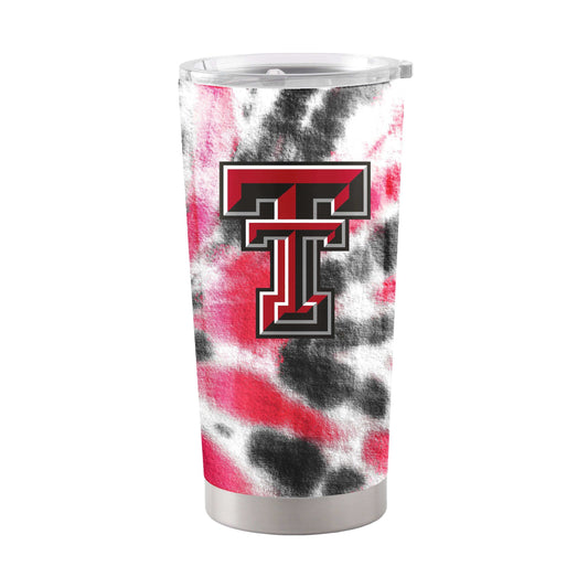 Texas Tech 20oz Tie Dye Stainless Steel Tumbler - Logo Brands - Flyclothing LLC