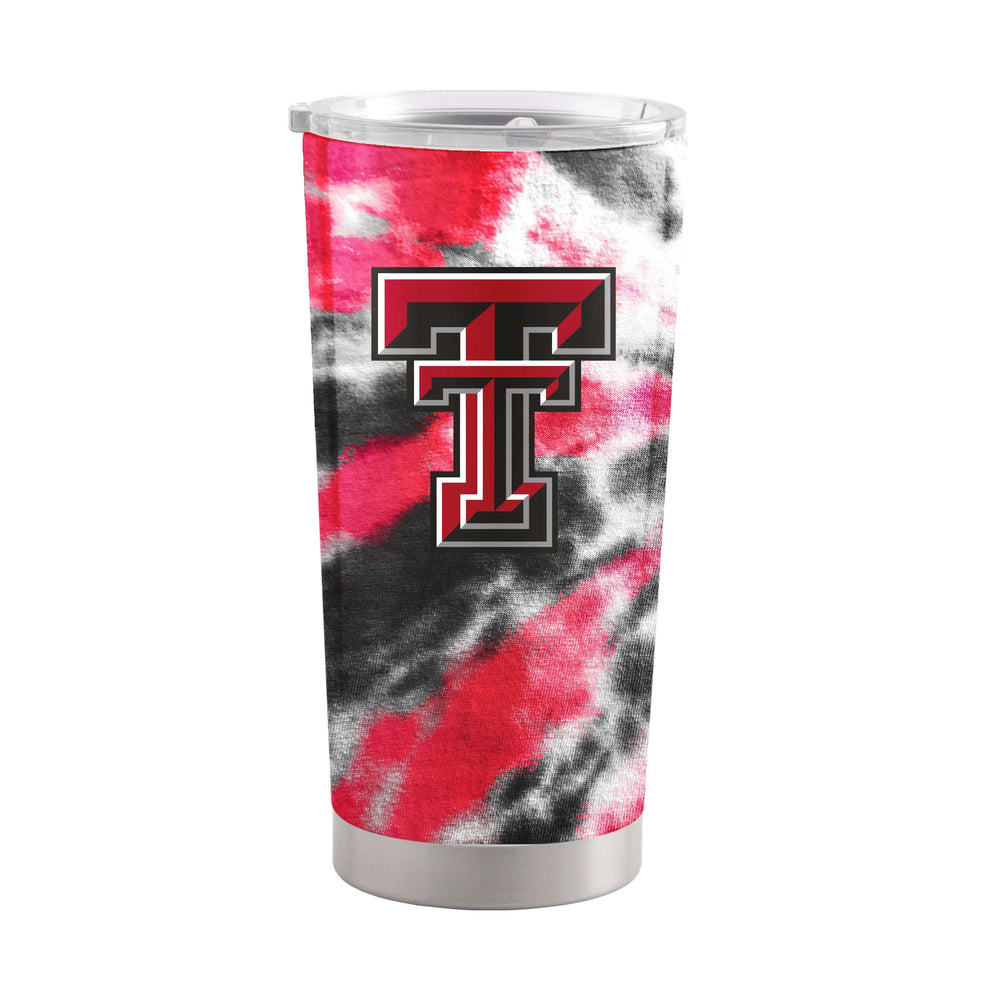 Texas Tech 20oz Tie Dye Stainless Steel Tumbler - Logo Brands - Flyclothing LLC