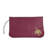 TX State Crosshatch Wristlet - Logo Brands - Flyclothing LLC