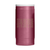 Texas State 12oz Flipside Powdercoat SlimCan Coolie - Logo Brands - Flyclothing LLC