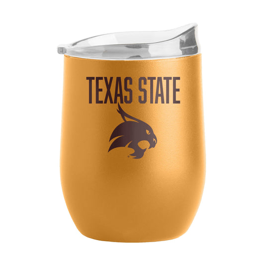 Texas State 16oz Huddle Powder Coat Curved Bev - Logo Brands - Flyclothing LLC