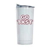 Texas State 20oz Bubble Iridescent Tumbler - Logo Brands - Flyclothing LLC