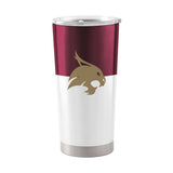 TX State Colorblock 20oz Stainless Tumbler - Logo Brands - Flyclothing LLC
