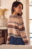 SO ME Textured Variegated Multi Color Cardigan - Trendsi - Flyclothing LLC