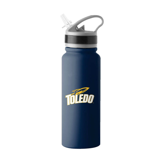 Toledo 25oz Logo Stainless Single Wall Flip Top Bottle - Logo Brands - Flyclothing LLC